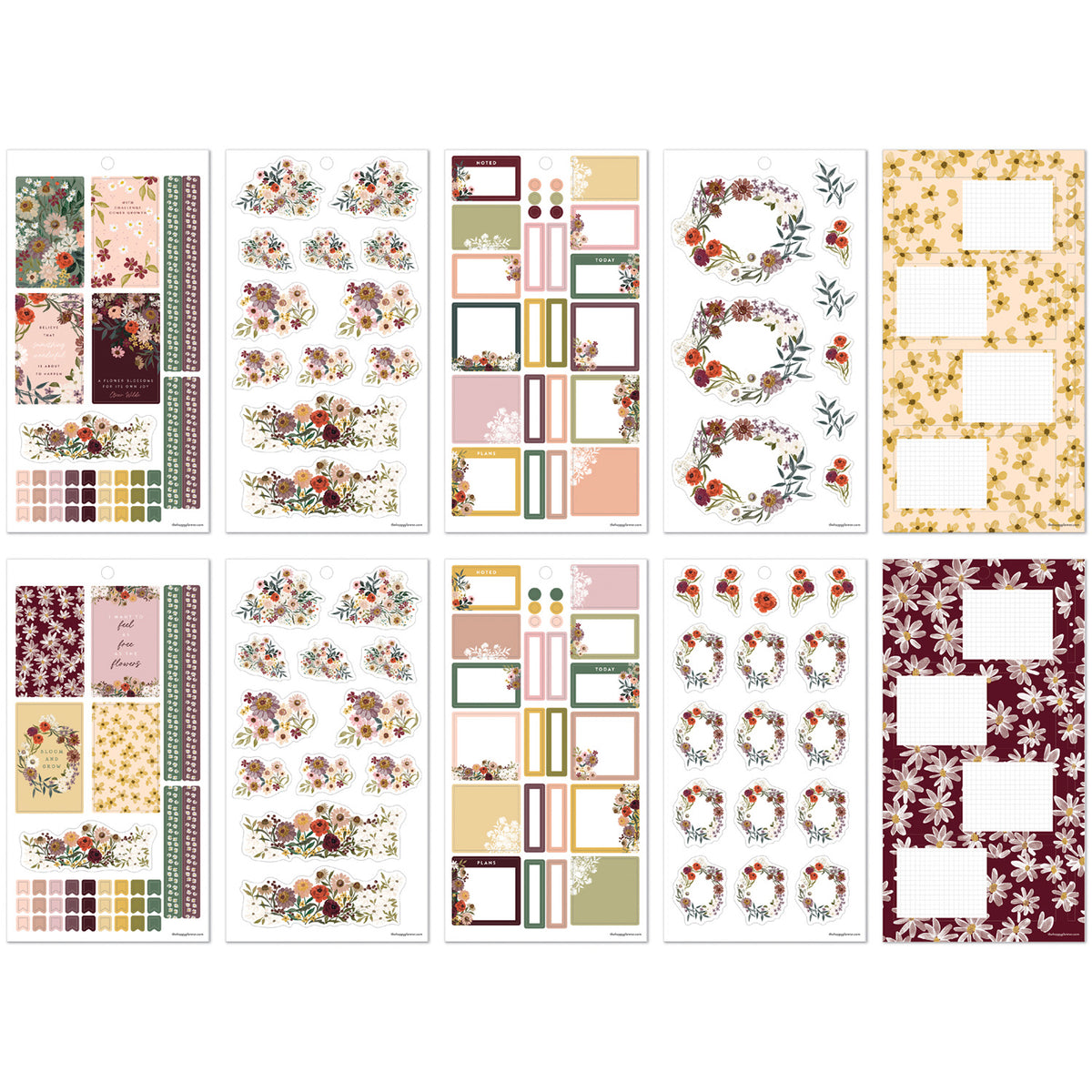 Happy Planner - Sticker Book - Wildflower Whimsy