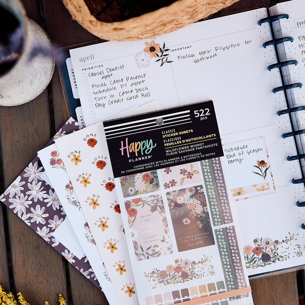 Happy Planner - Sticker Book - Wildflower Whimsy