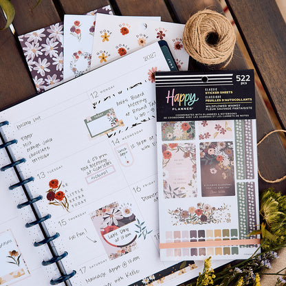 Happy Planner - Sticker Book - Wildflower Whimsy