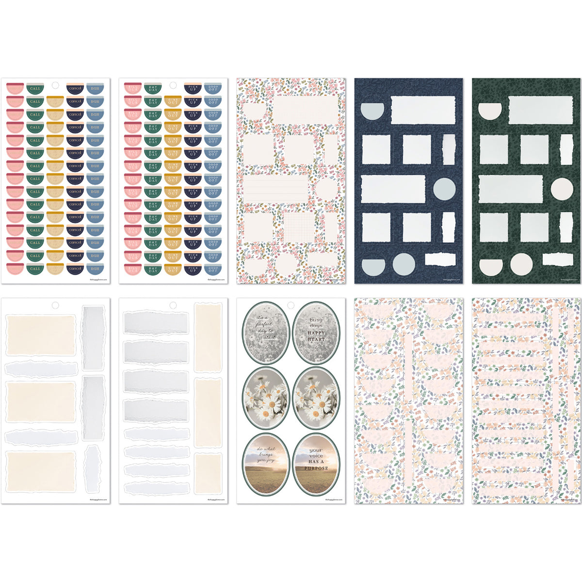 Happy Planner - Sticker Book - Wildflower Daydream