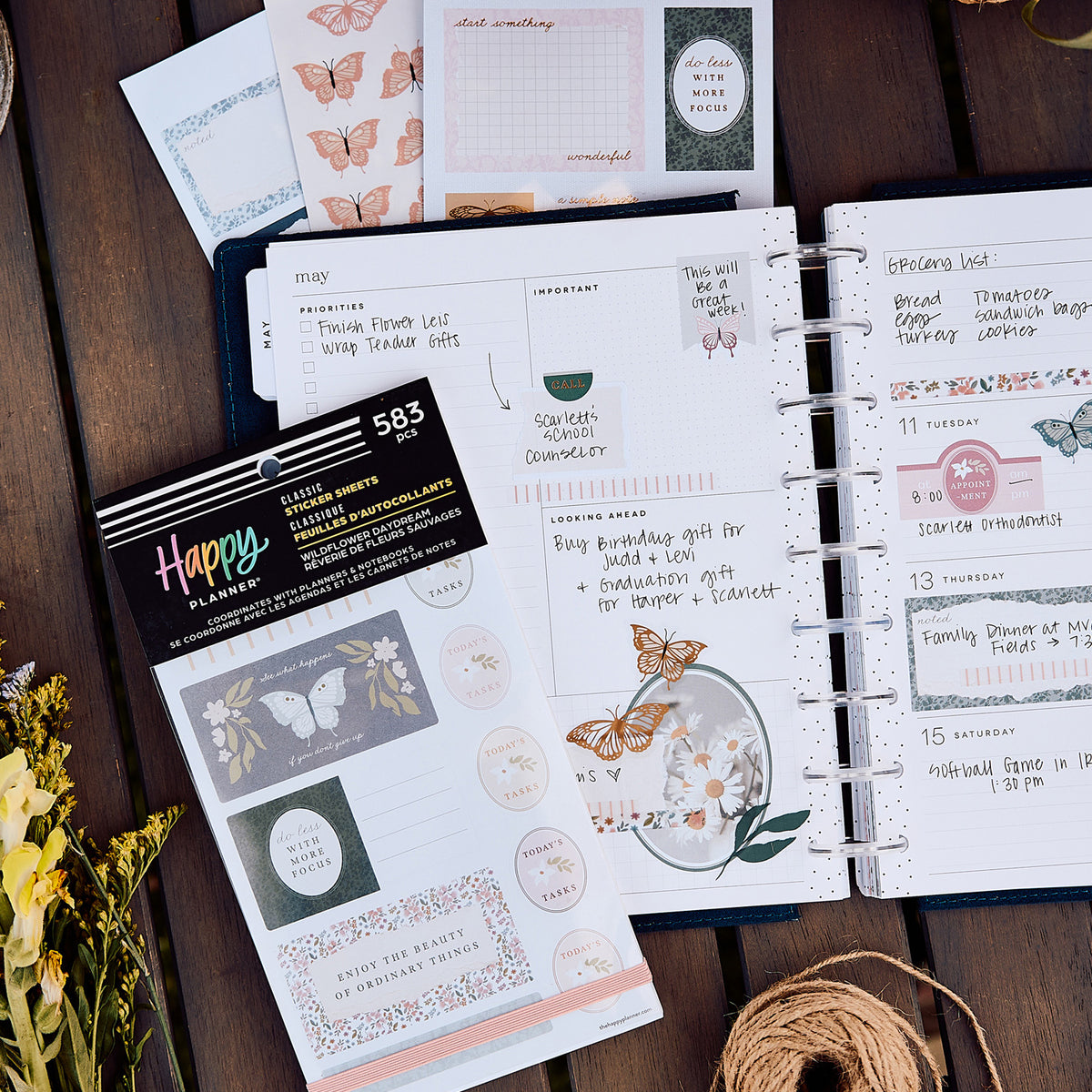 Happy Planner - Sticker Book - Wildflower Daydream