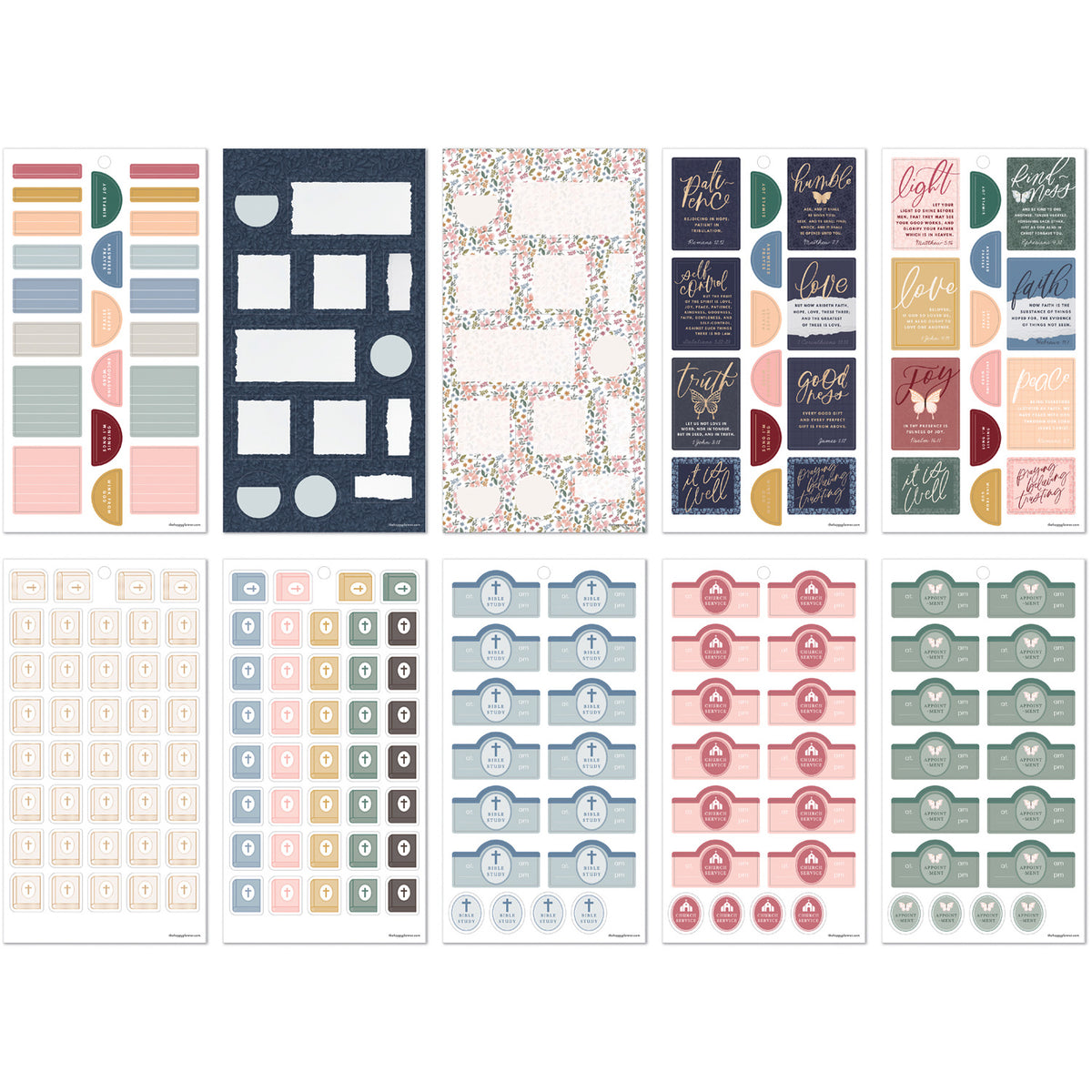 Happy Planner - Sticker Book - Wildflower Daydream Faith