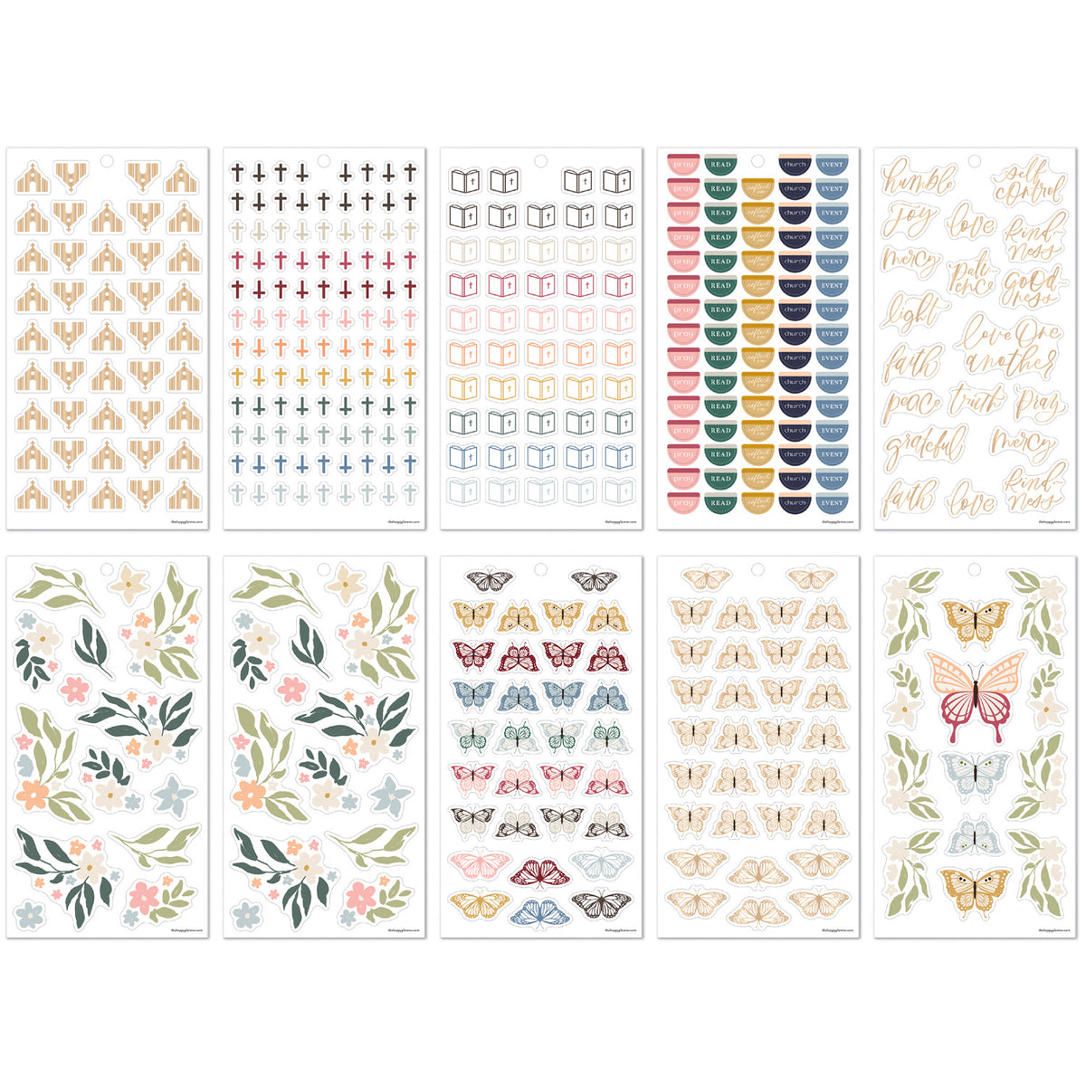 Happy Planner - Sticker Book - Wildflower Daydream Faith