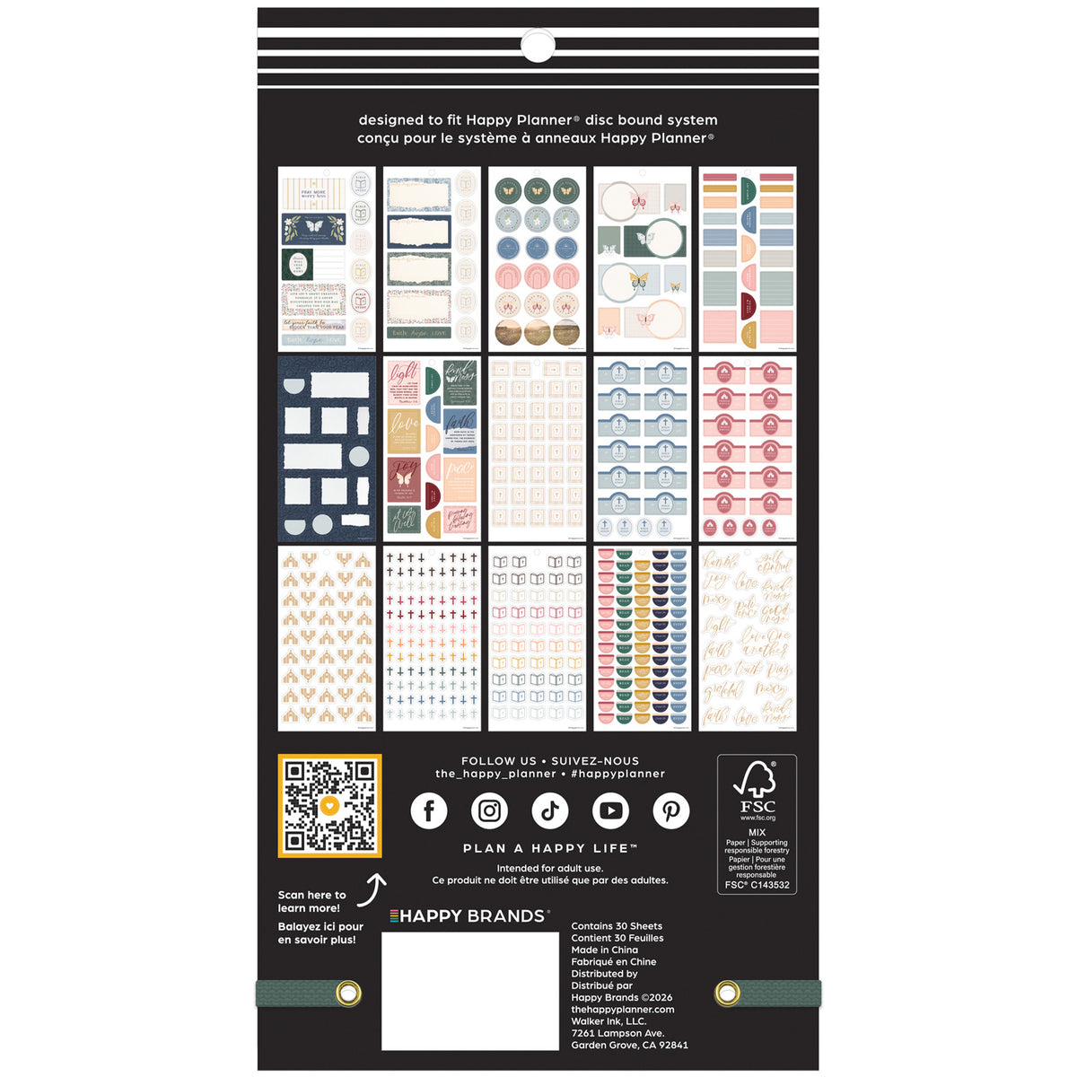Happy Planner - Sticker Book - Wildflower Daydream Faith