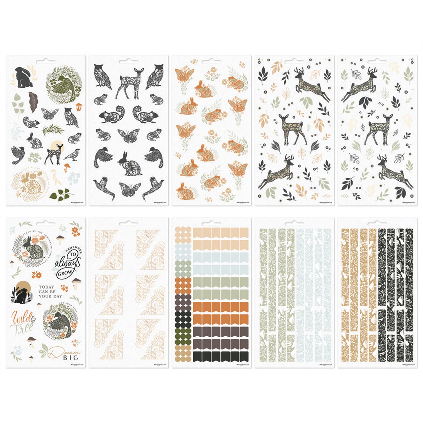 Happy Planner - Sticker Pack - Wild Woods