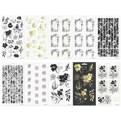 Happy Planner - Sticker Pack - Sketchy Florals