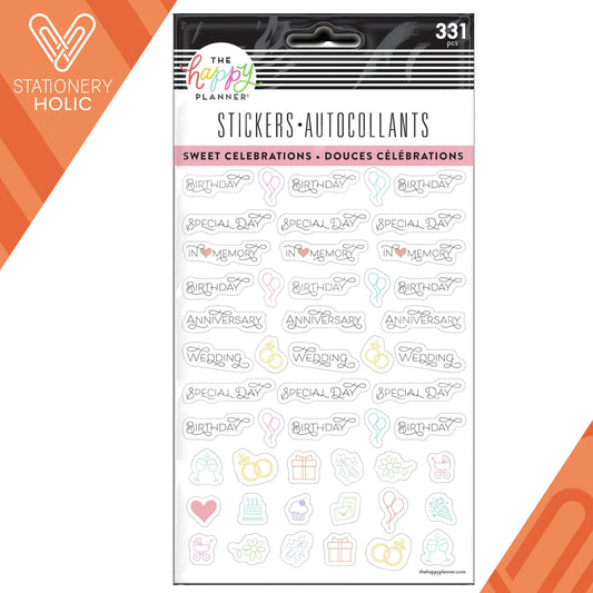Happy Planner - Sticker Pad - Sweet Celebrations