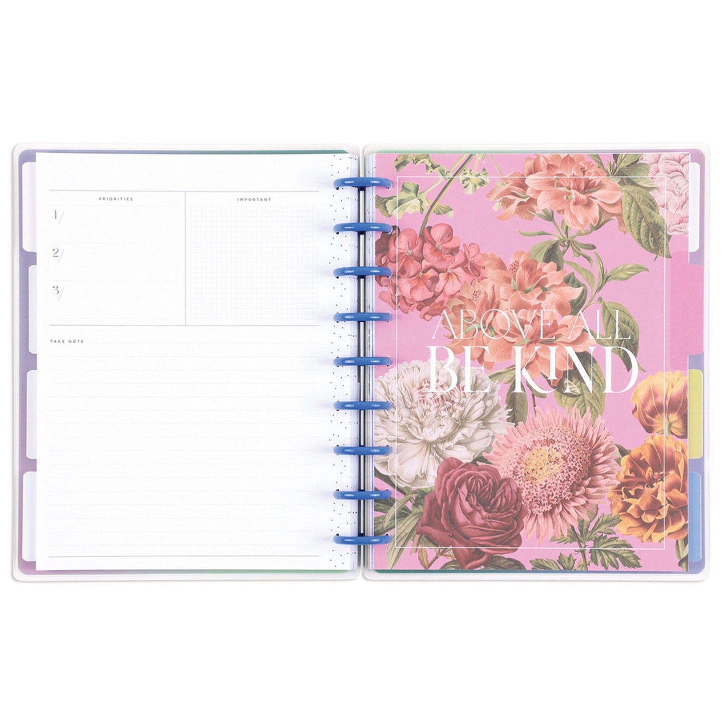 Happy Planner - Planner Classic (12 meses undated) Dashboard - Seeds of Joy