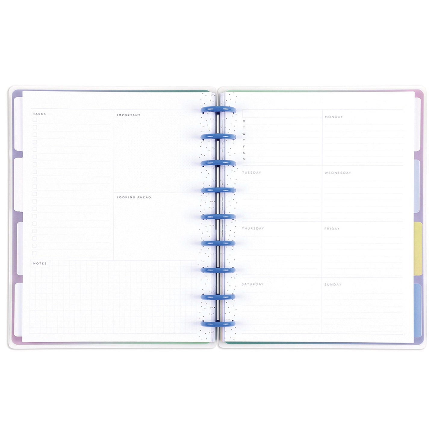 Happy Planner - Planner Classic (12 meses undated) Dashboard - Seeds of Joy