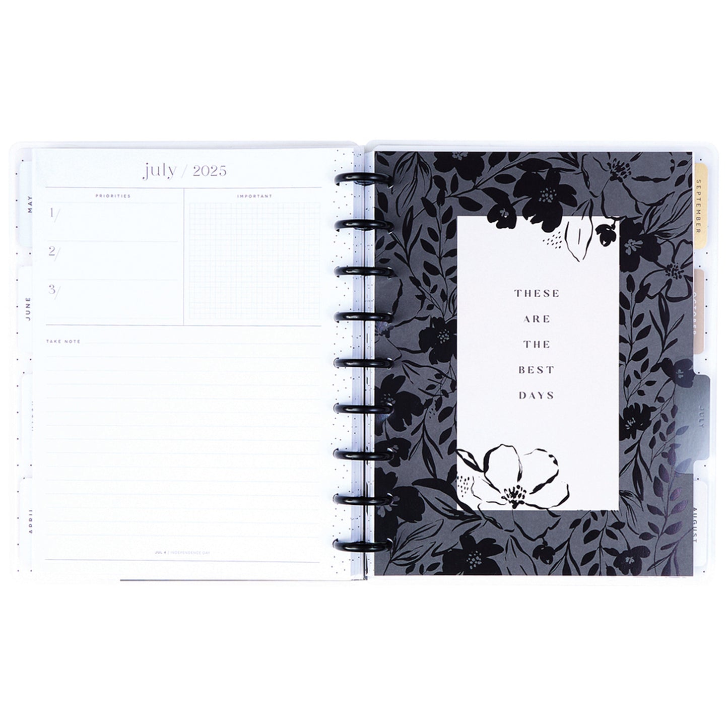 Happy Planner - Planner Classic (2025) Vertical - Sketchy Florals