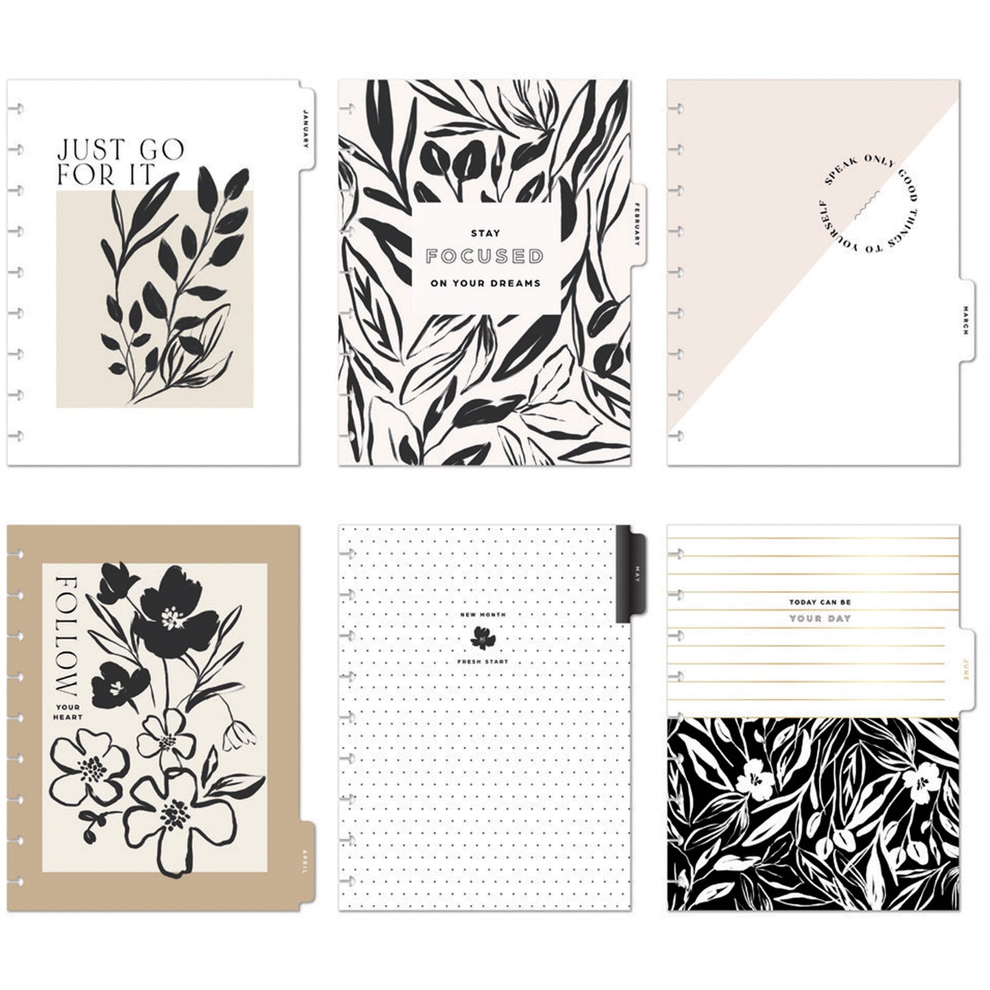 Happy Planner - Planner Classic (2025) Vertical - Sketchy Florals