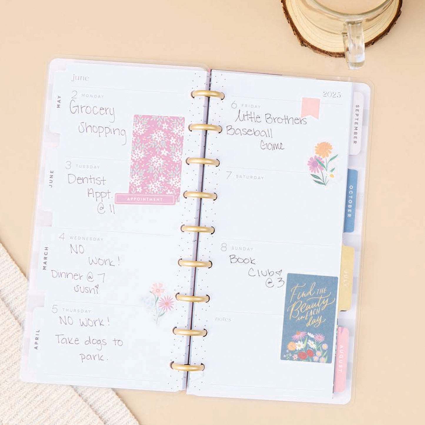 Happy Planner - Planner Skinny Classic (2025) - Blooming Bouquet