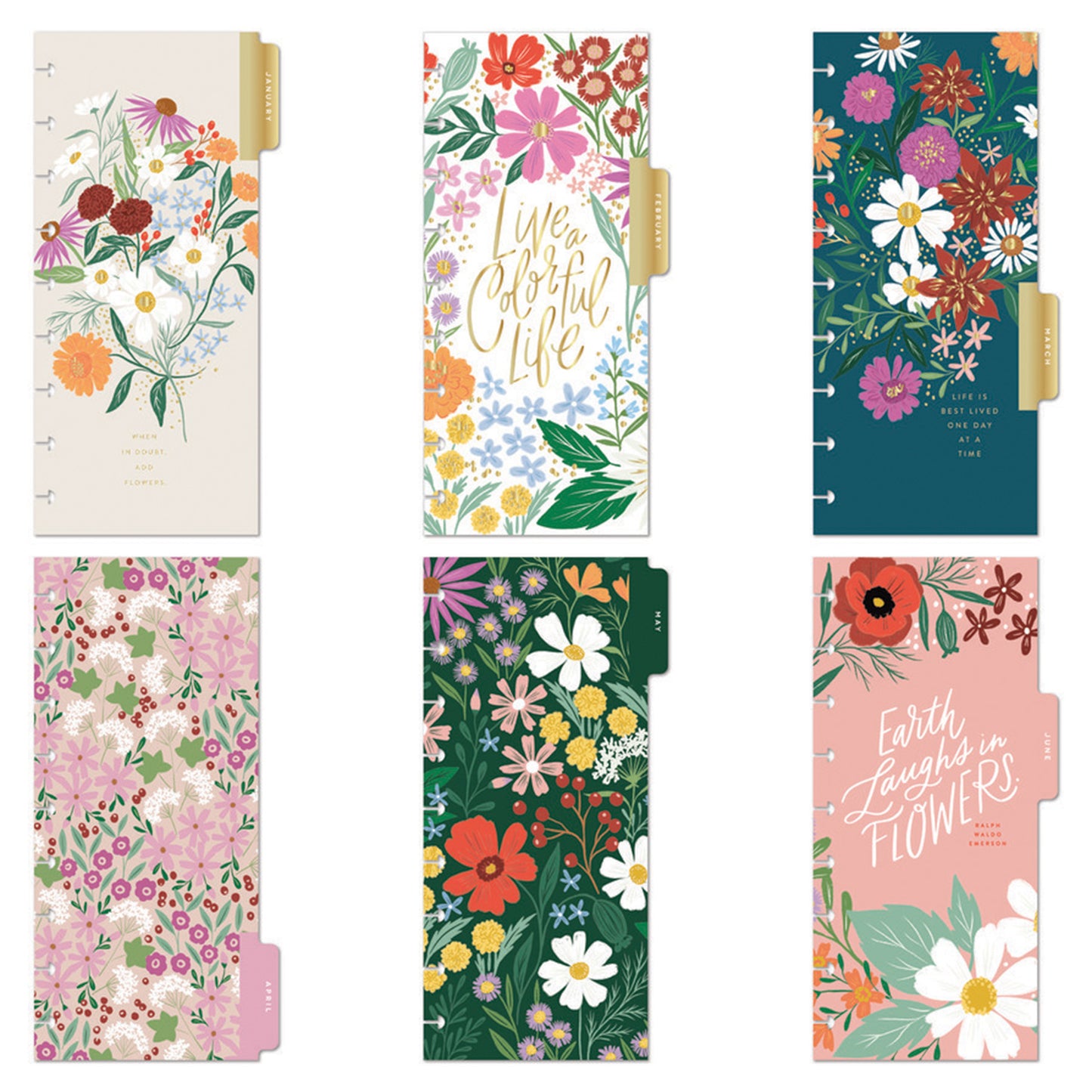 Happy Planner - Planner Skinny Classic (2025) - Blooming Bouquet