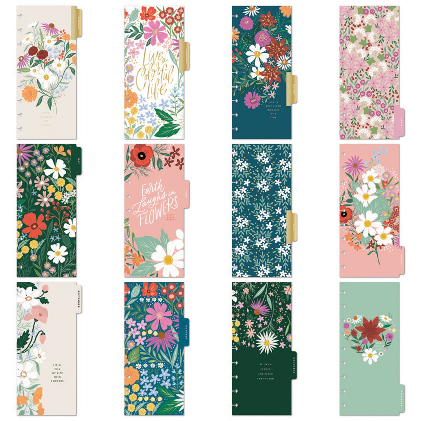 Happy Planner - Planner Skinny Classic (2025) - Blooming Bouquet