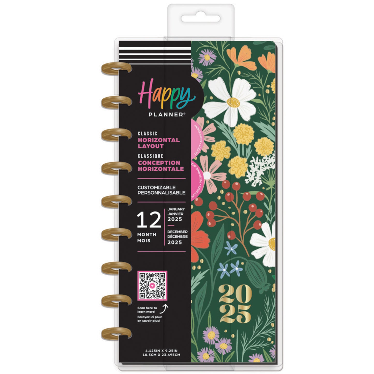 Happy Planner - Planner Skinny Classic (2025) - Blooming Bouquet