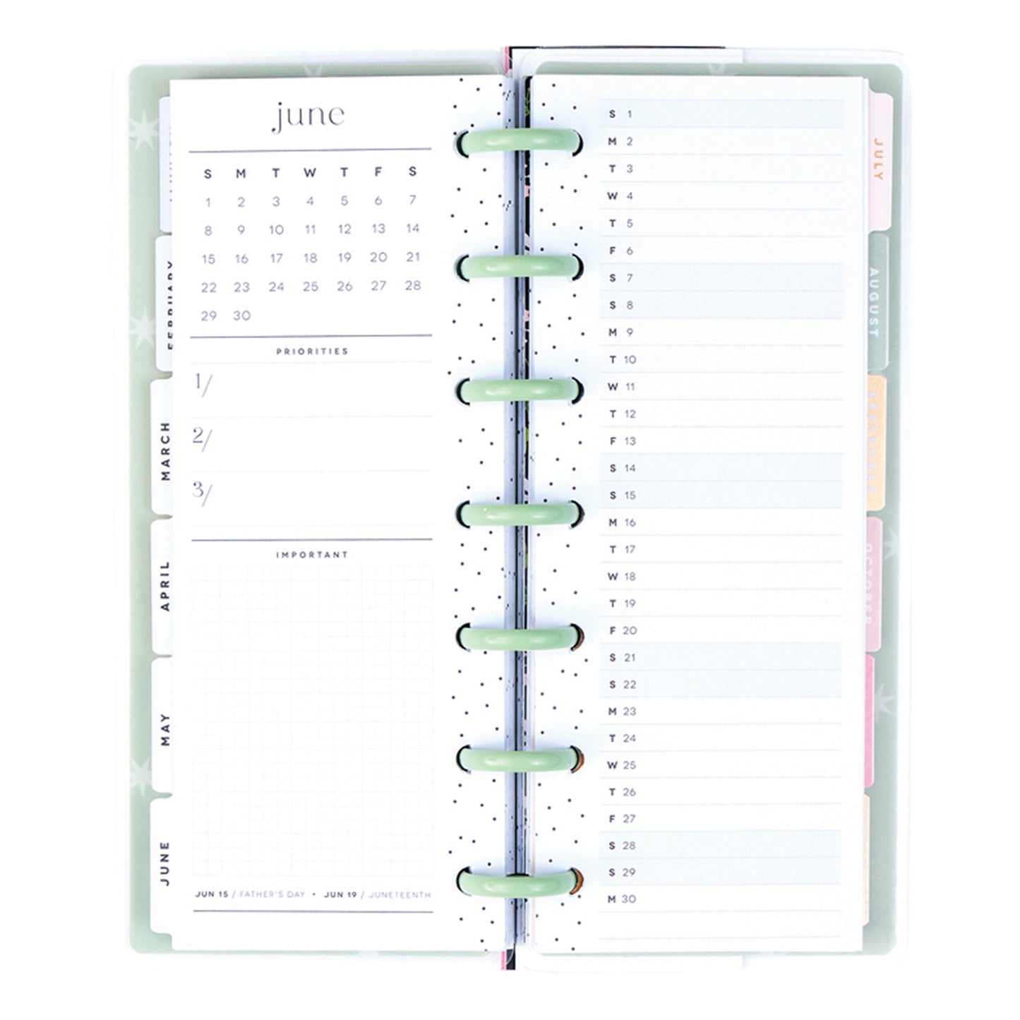 Happy Planner - Planner Skinny Mini (2025) - Forest Flowers