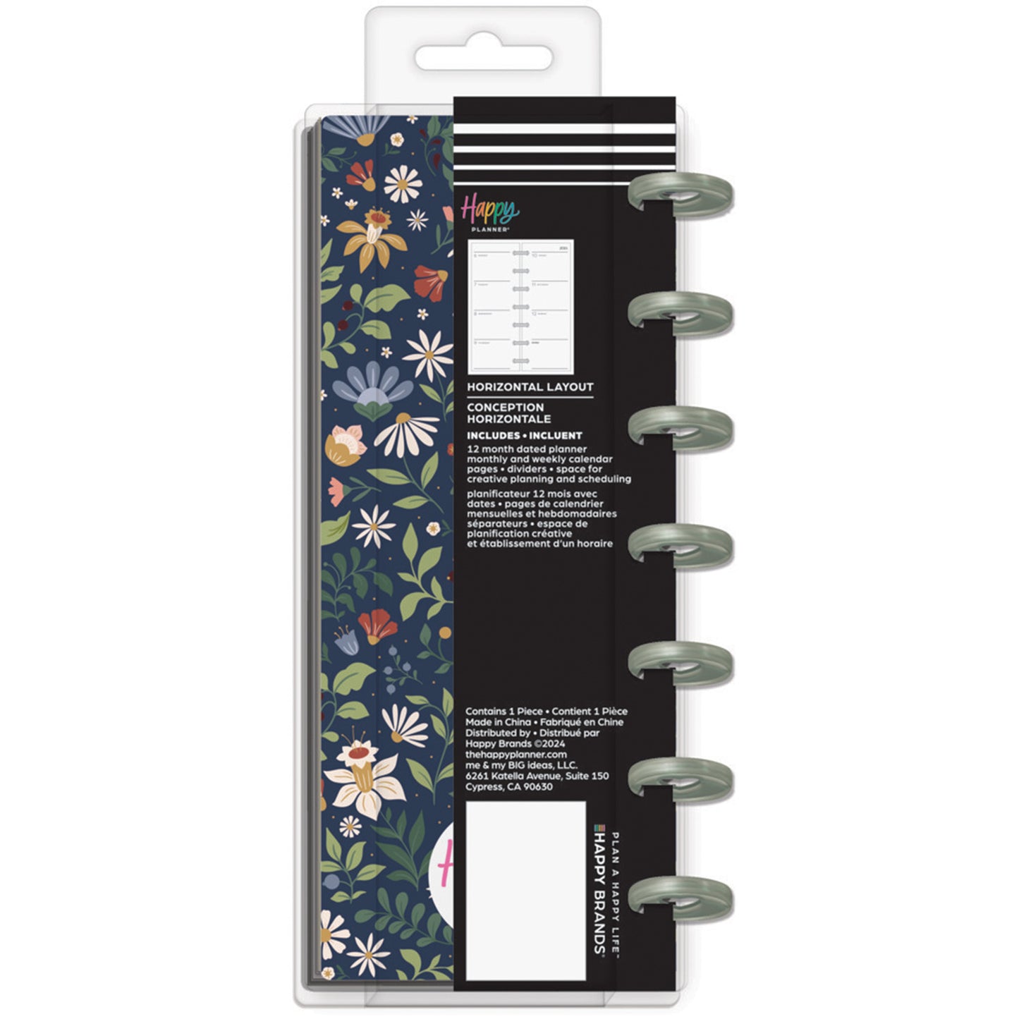 Happy Planner - Planner Skinny Mini (2025) - Forest Flowers