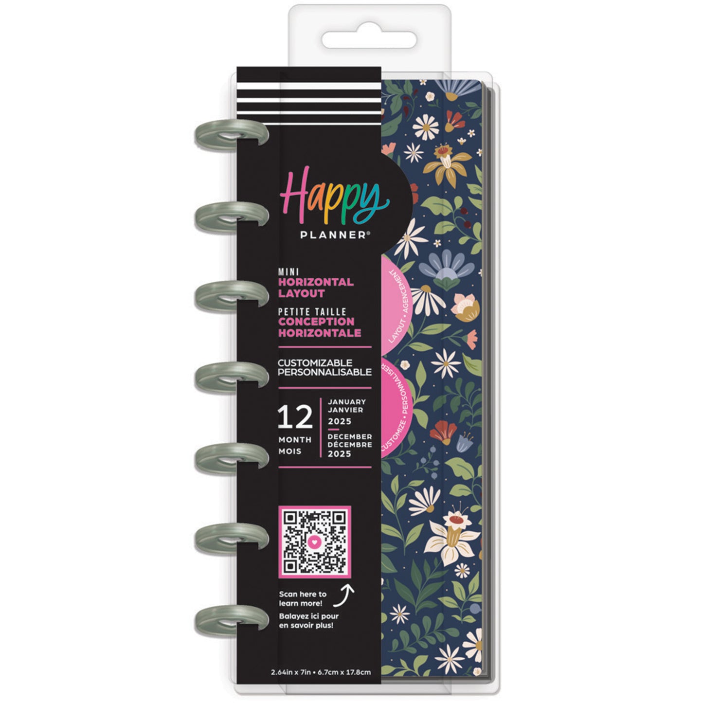 Happy Planner - Planner Skinny Mini (2025) - Forest Flowers