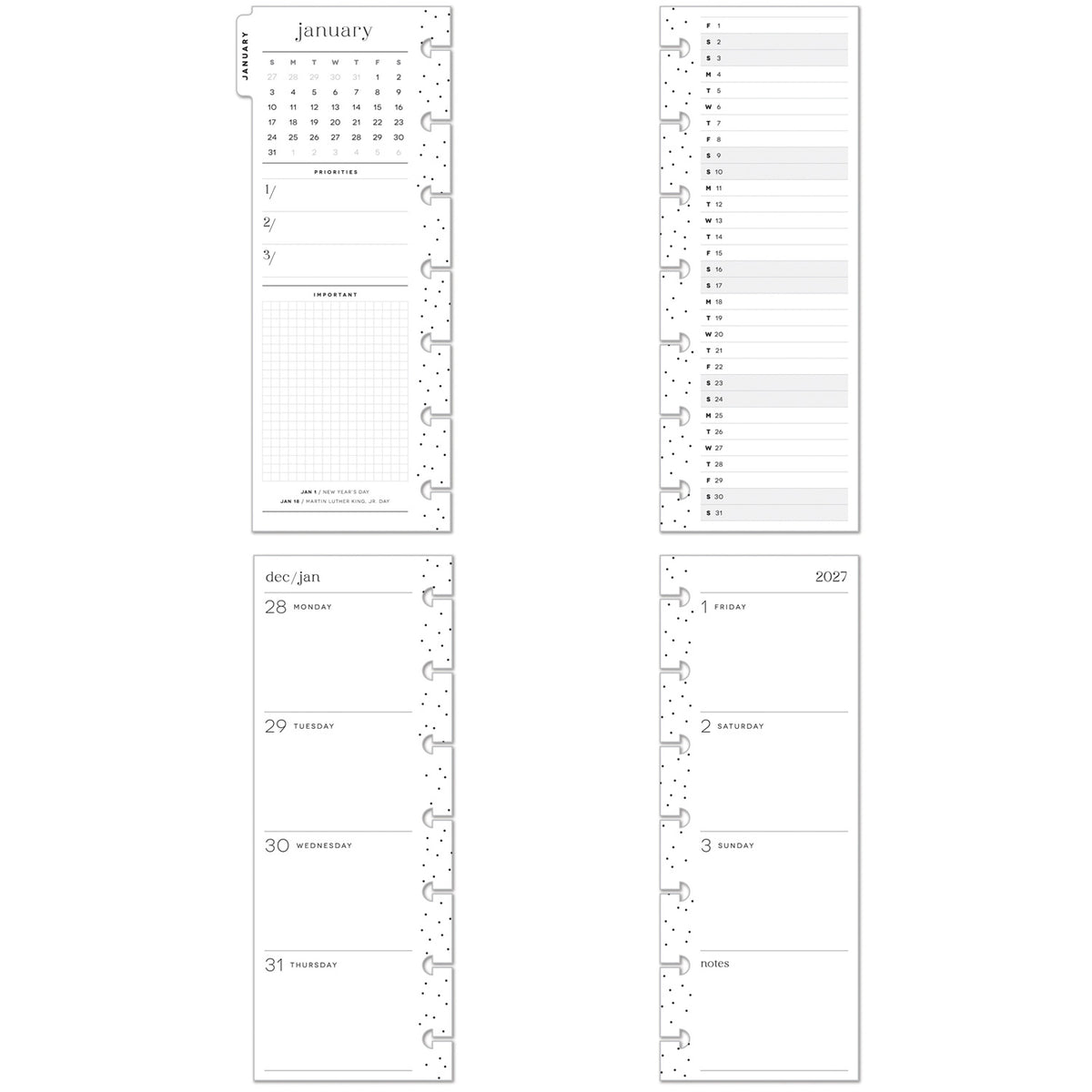 Happy Planner - Planner Skinny Mini (2027) - Haven & Heart