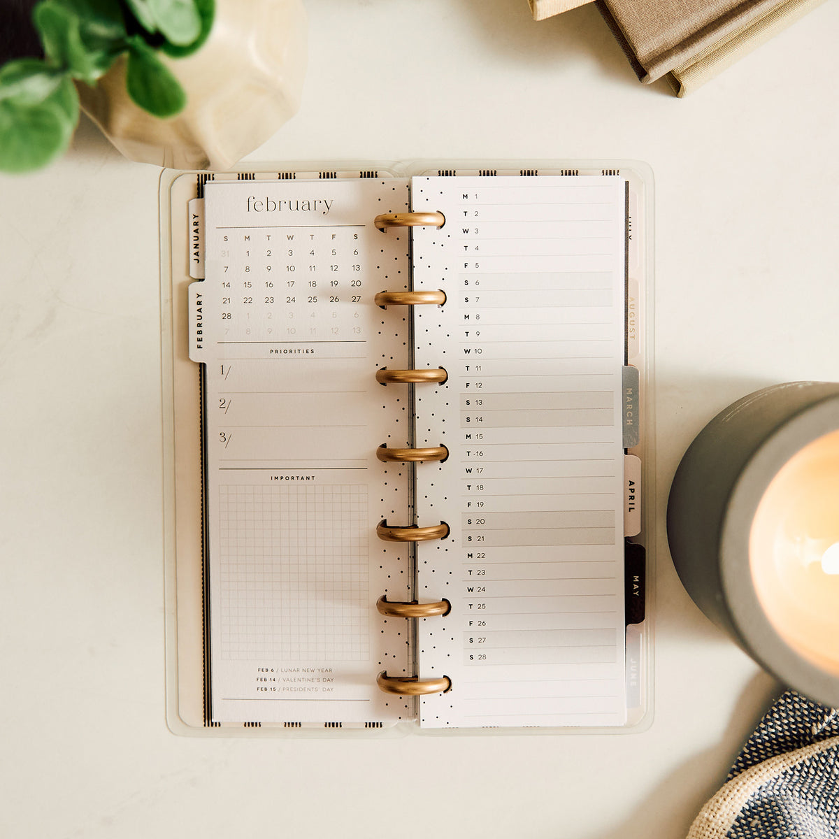 Happy Planner - Planner Skinny Mini (2027) - Haven & Heart