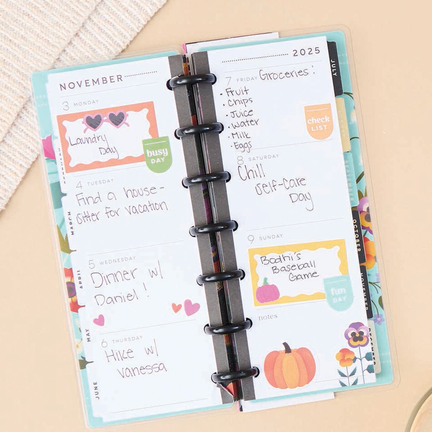 Happy Planner - Planner Skinny Mini (2025) - Radiant Garden