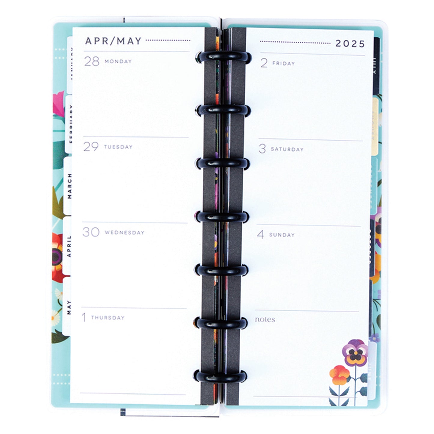 Happy Planner - Planner Skinny Mini (2025) - Radiant Garden