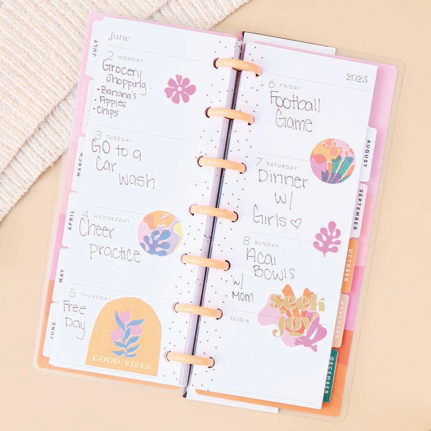 Happy Planner - Planner Skinny Mini (2025) - Vivid Tropics