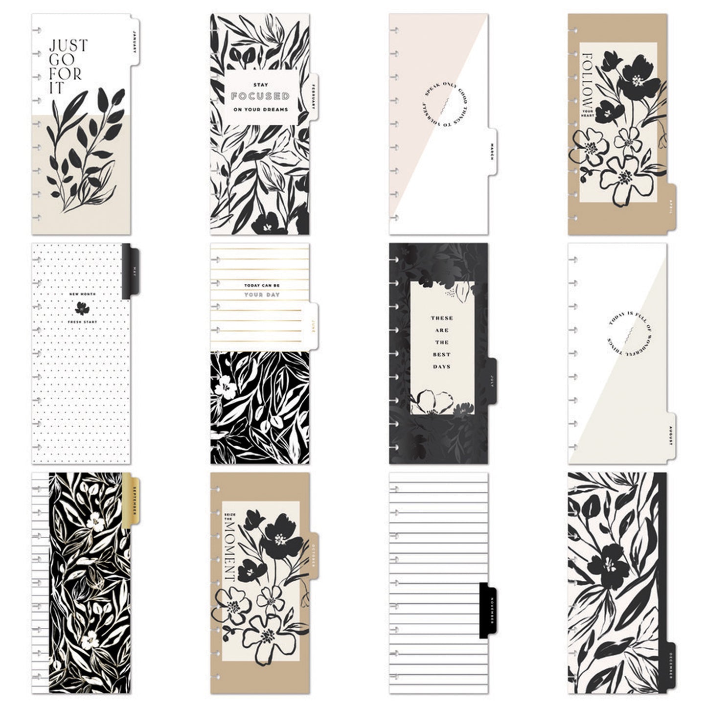 Happy Planner - Planner Skinny Classic (2025) - Sketchy Florals