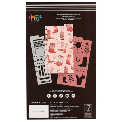 Happy Planner - Stencils - Western Bloom
