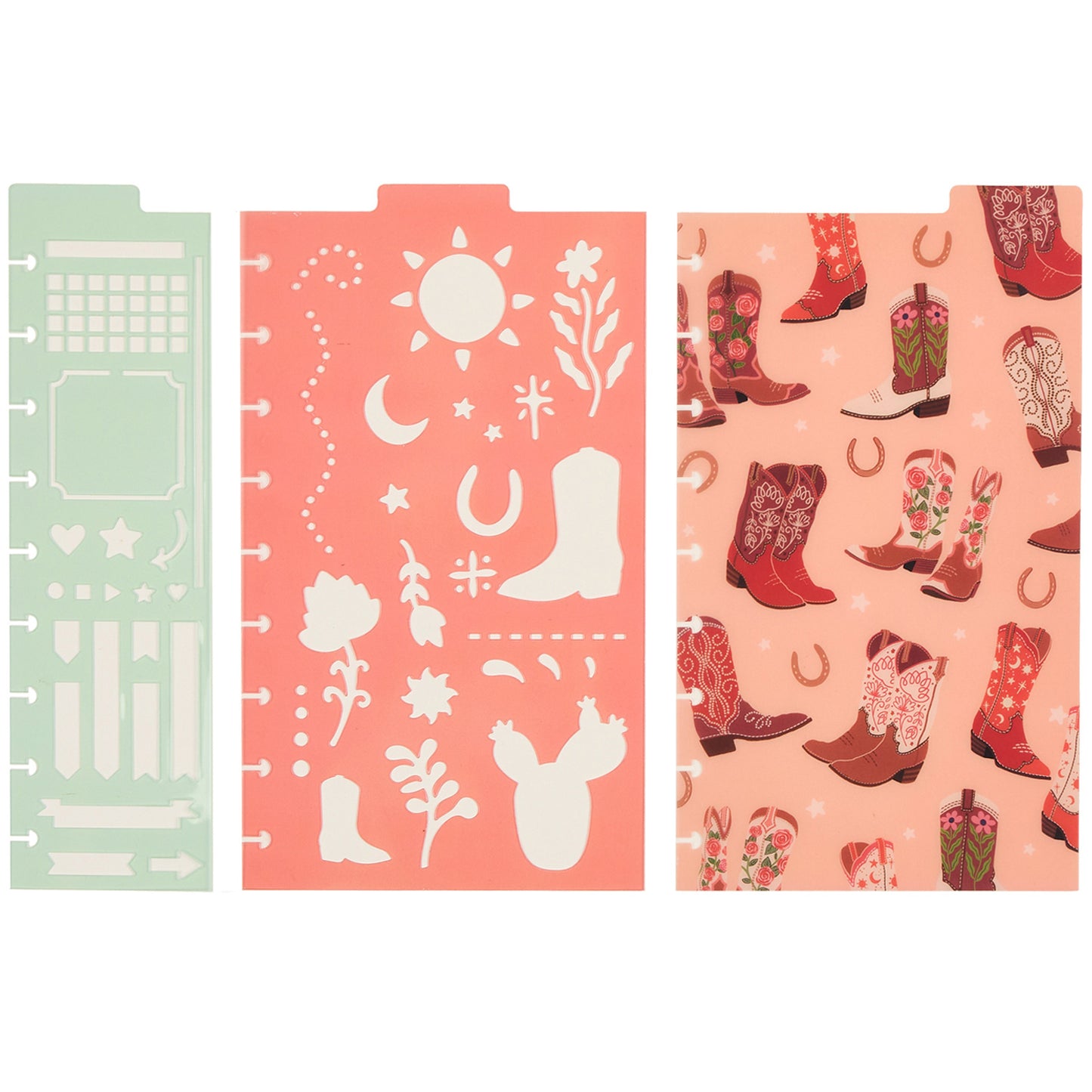 Happy Planner - Stencils - Western Bloom