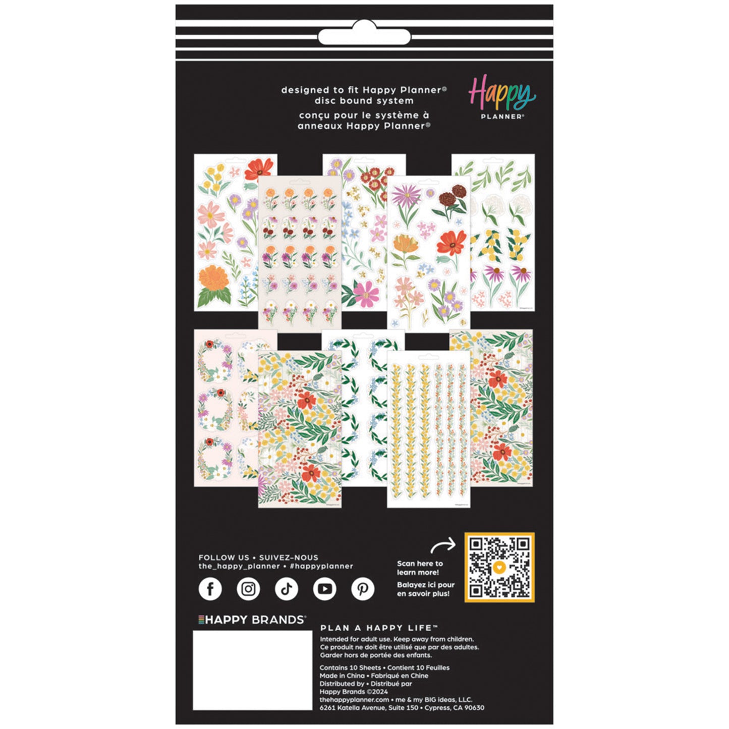 Happy Planner - Sticker Pack - Blooming Bouquet