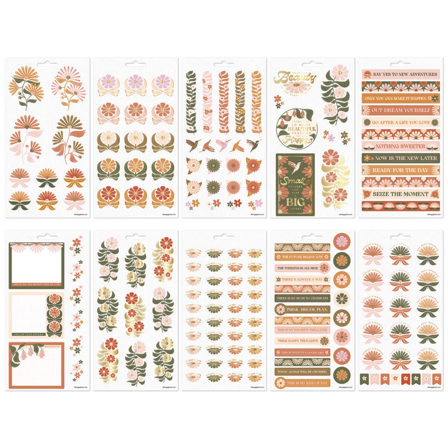 Happy Planner - Sticker Pack - Desert Rose