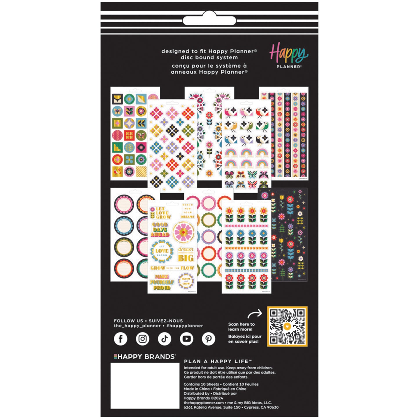 Happy Planner - Sticker Pack - Mod Garden