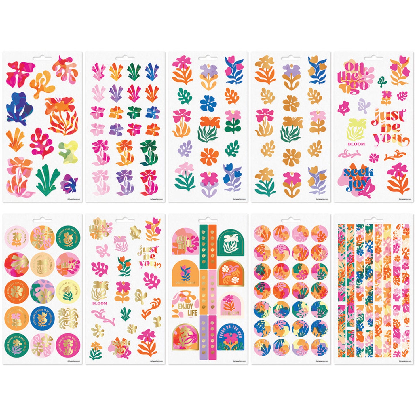 Happy Planner - Sticker Pack - Vivid Tropics