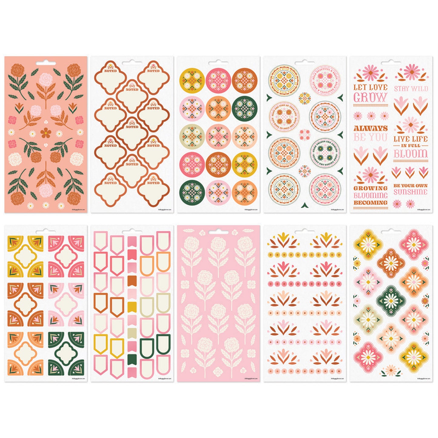 Happy Planner - Sticker Pack - Western Wildflower