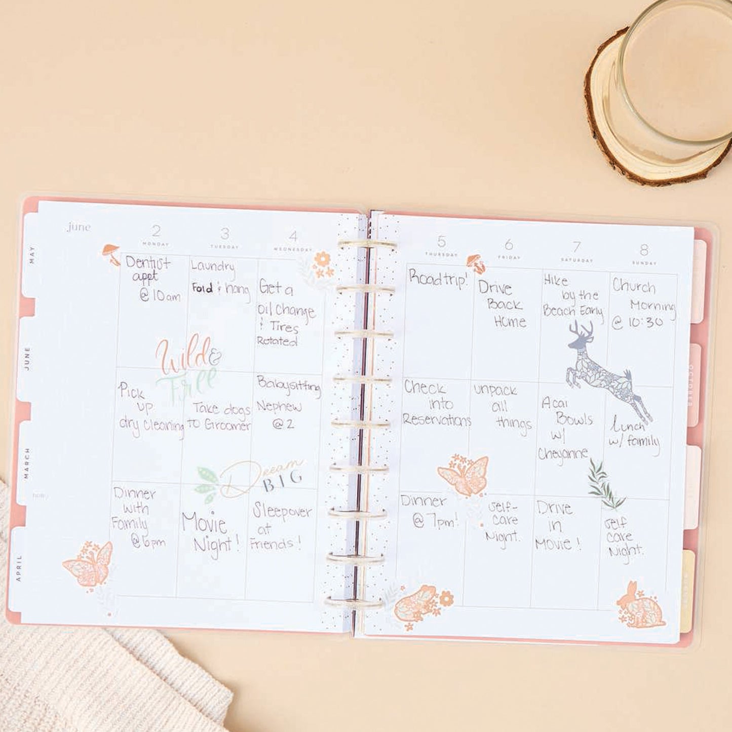 Happy Planner - Planner Classic (2025) Vertical - Sunny Oasis