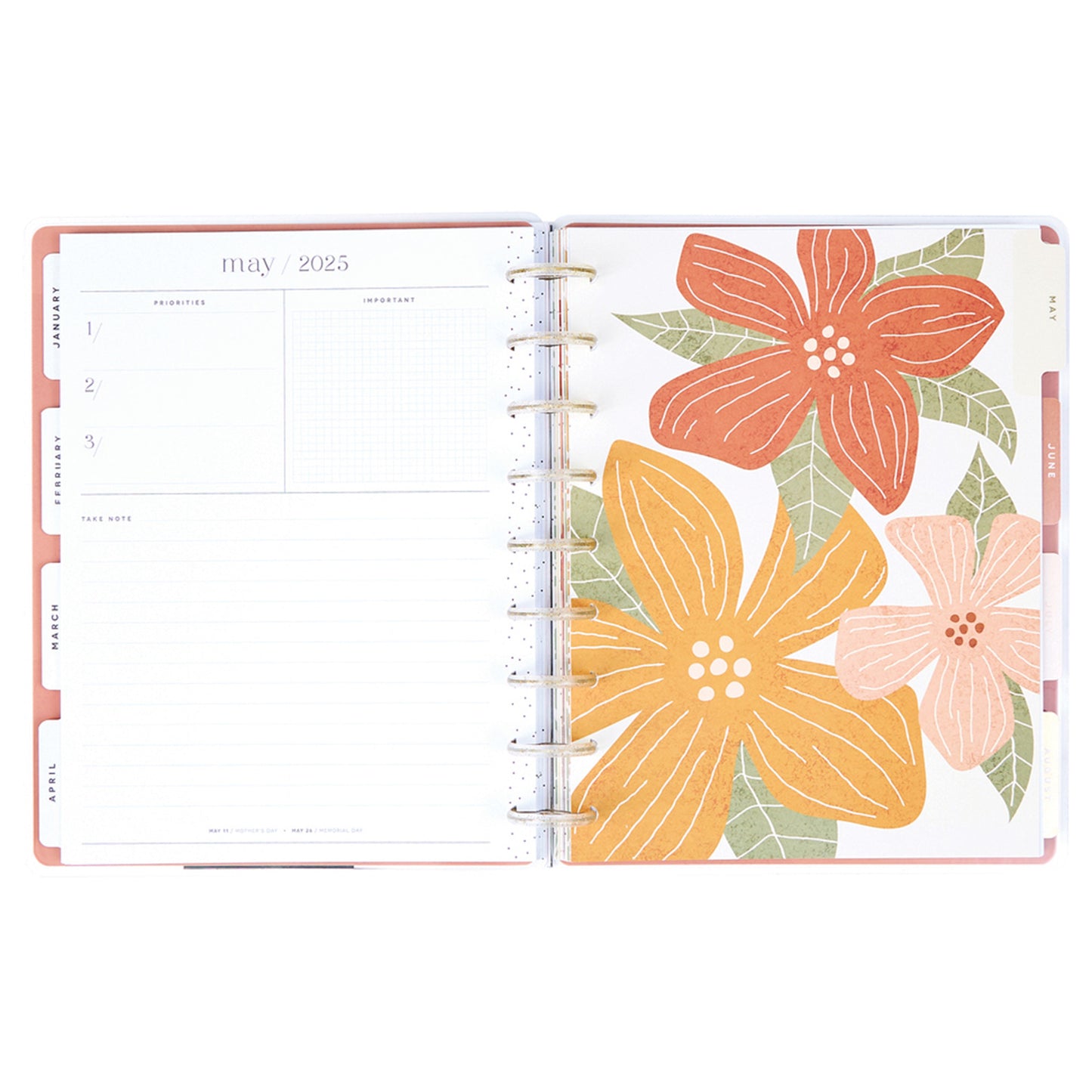 Happy Planner - Planner Classic (2025) Vertical - Sunny Oasis