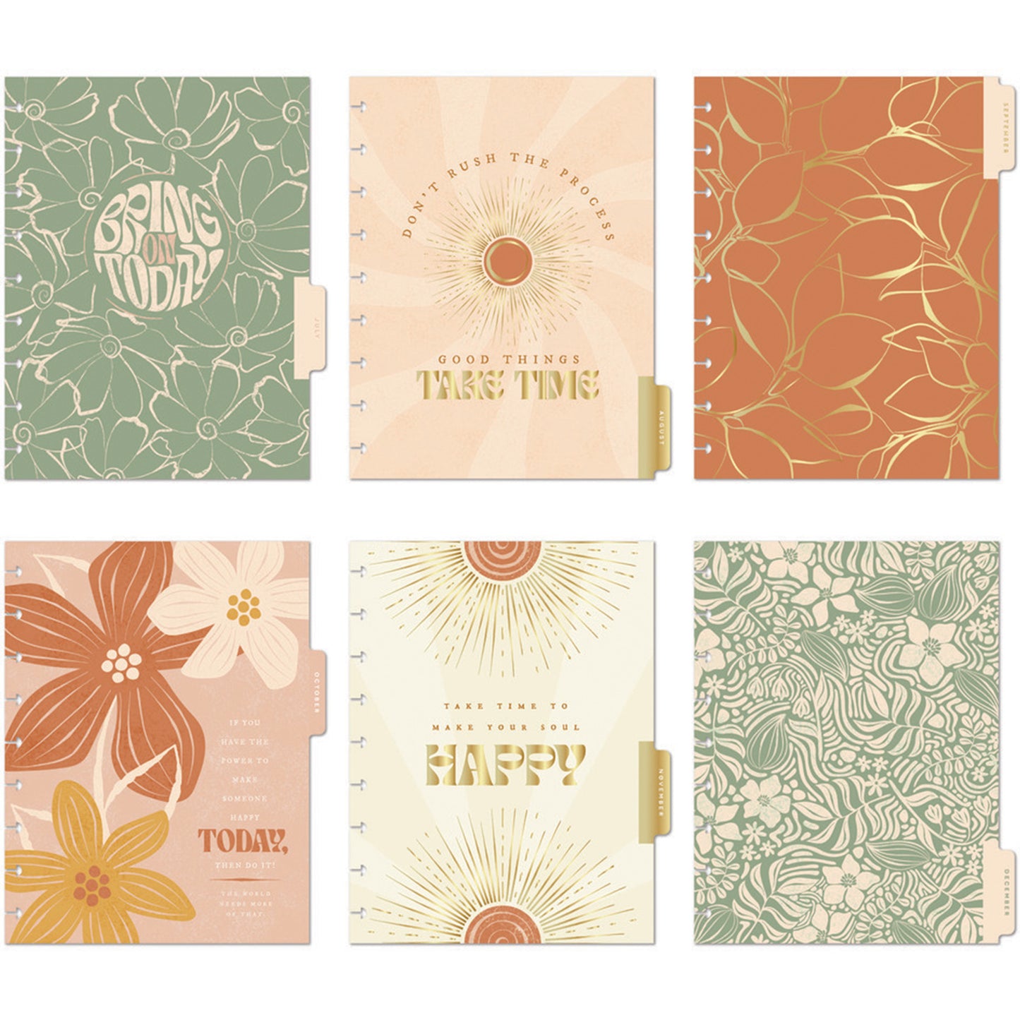 Happy Planner - Planner Classic (2025) Vertical - Sunny Oasis