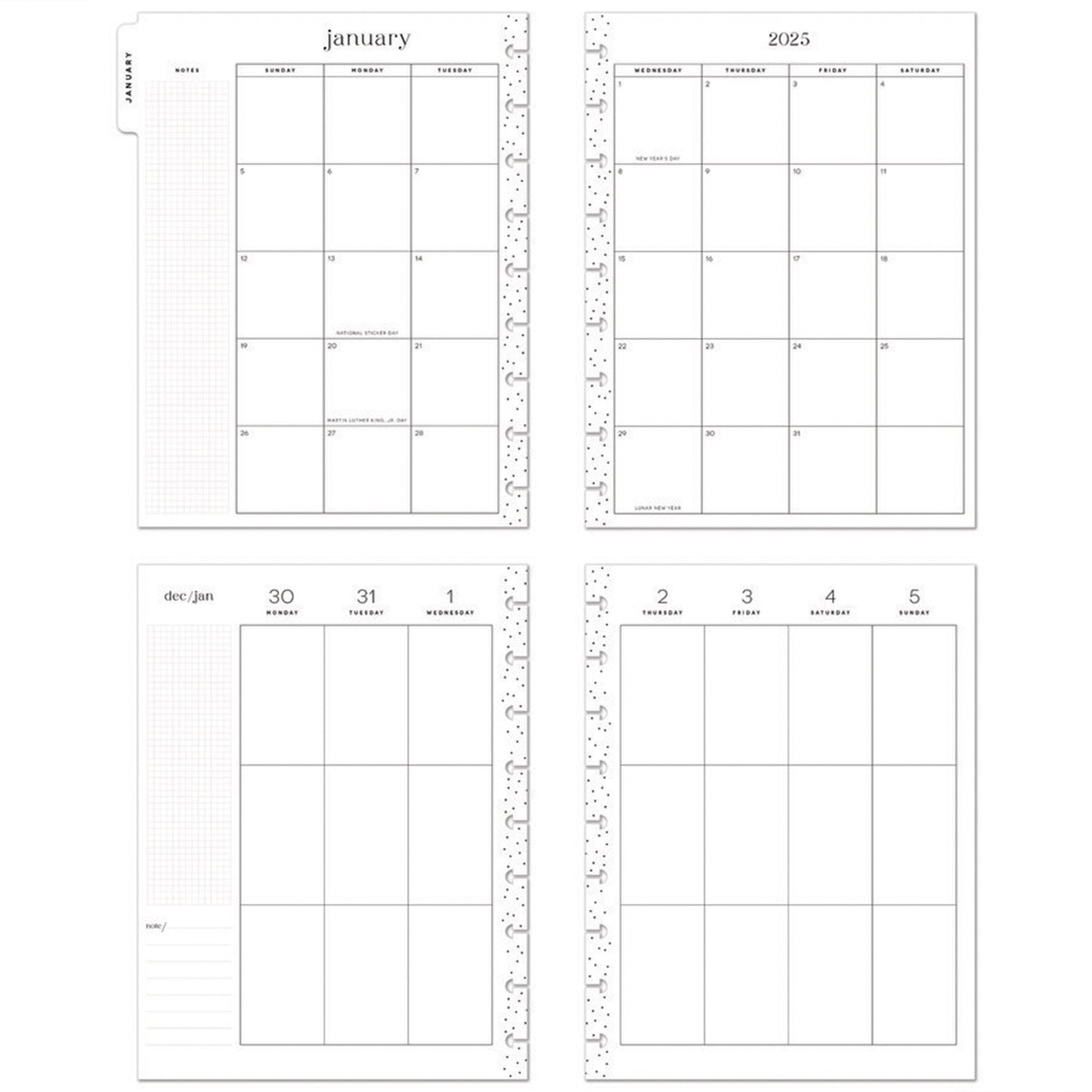 Happy Planner - Planner Classic (2025) Vertical - Sunny Oasis