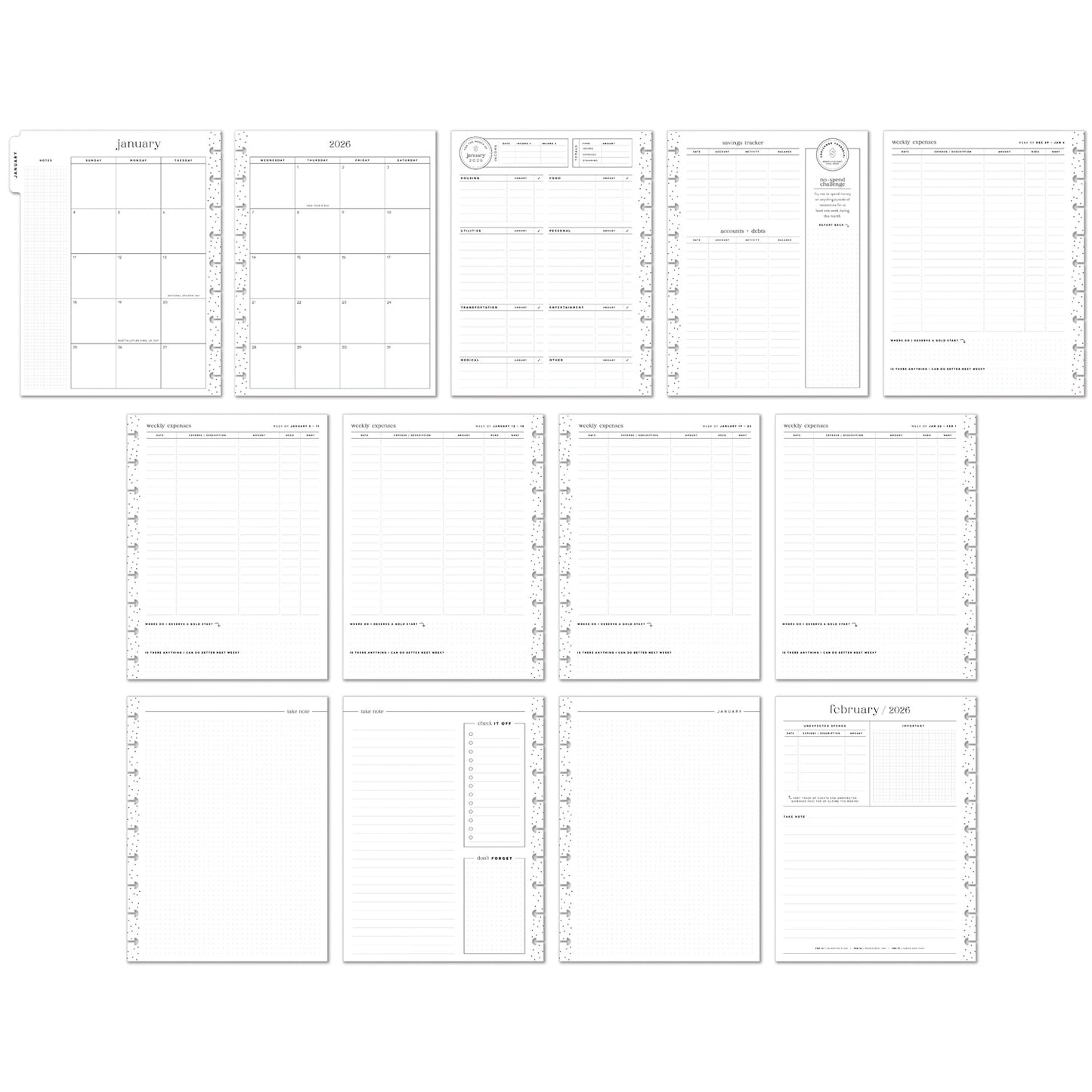 Happy Planner - Planner Classic (2026) - Textured Canvas