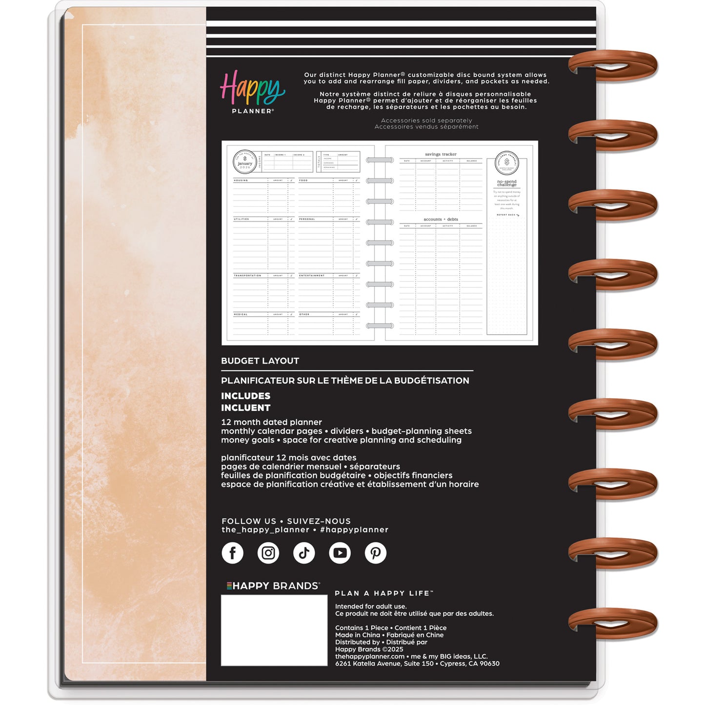Happy Planner - Planner Classic (2026) - Textured Canvas