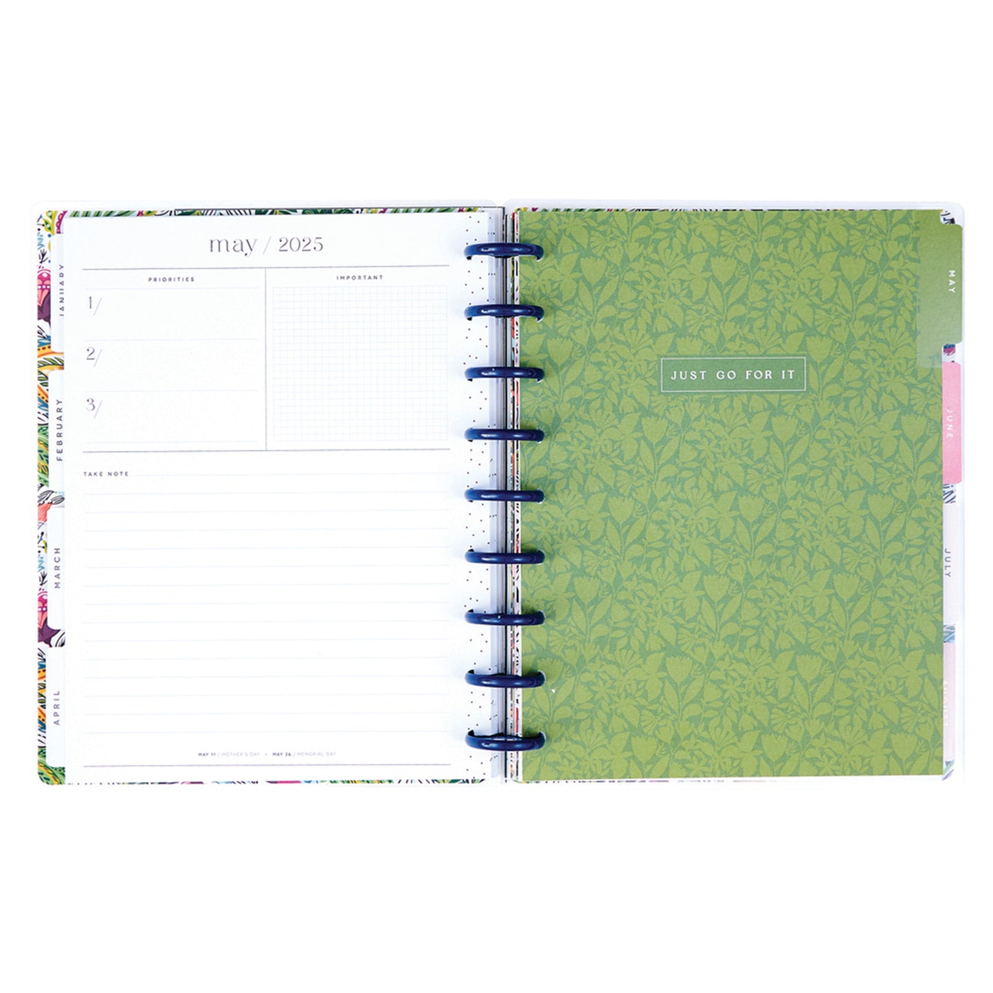 Happy Planner - Planner Classic (2025) Checklist Vertical - Wallpaper Menagerie