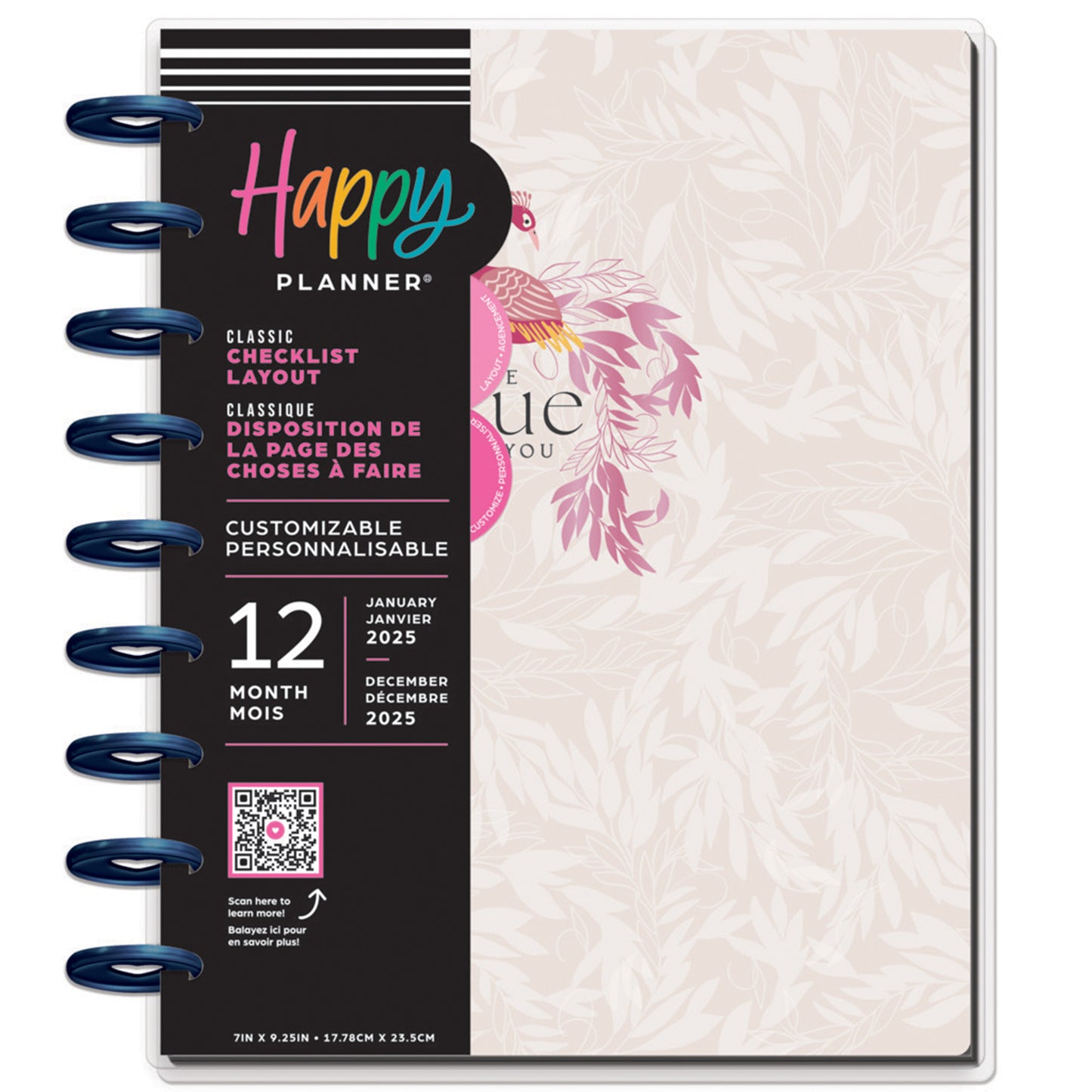 Happy Planner - Planner Classic (2025) Checklist Vertical - Wallpaper Menagerie