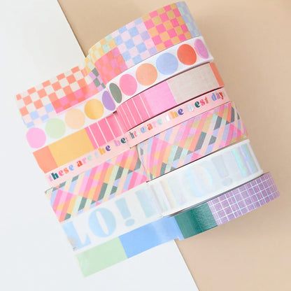 Happy Planner - Washi Tube - Building Blocks