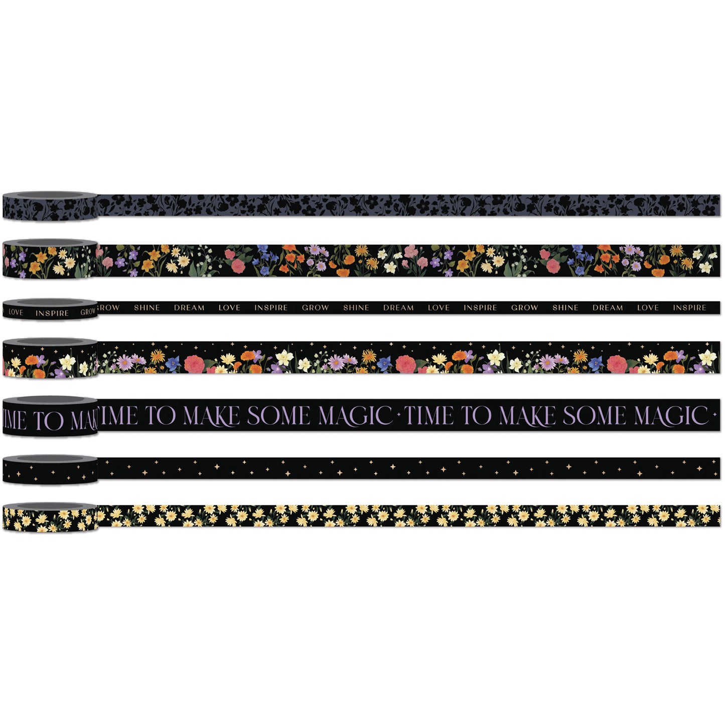 Happy Planner - Washi Tube - Dark Garden