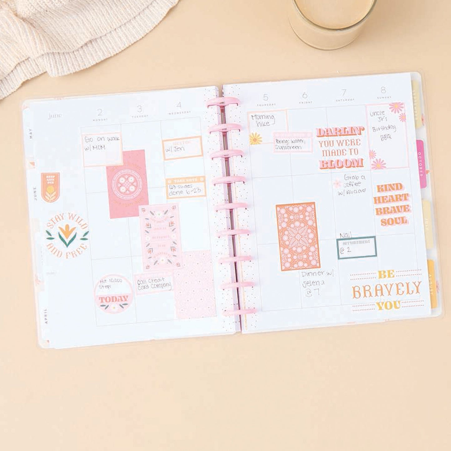 Happy Planner - Planner Classic (2025) Vertical - Western Wildflower