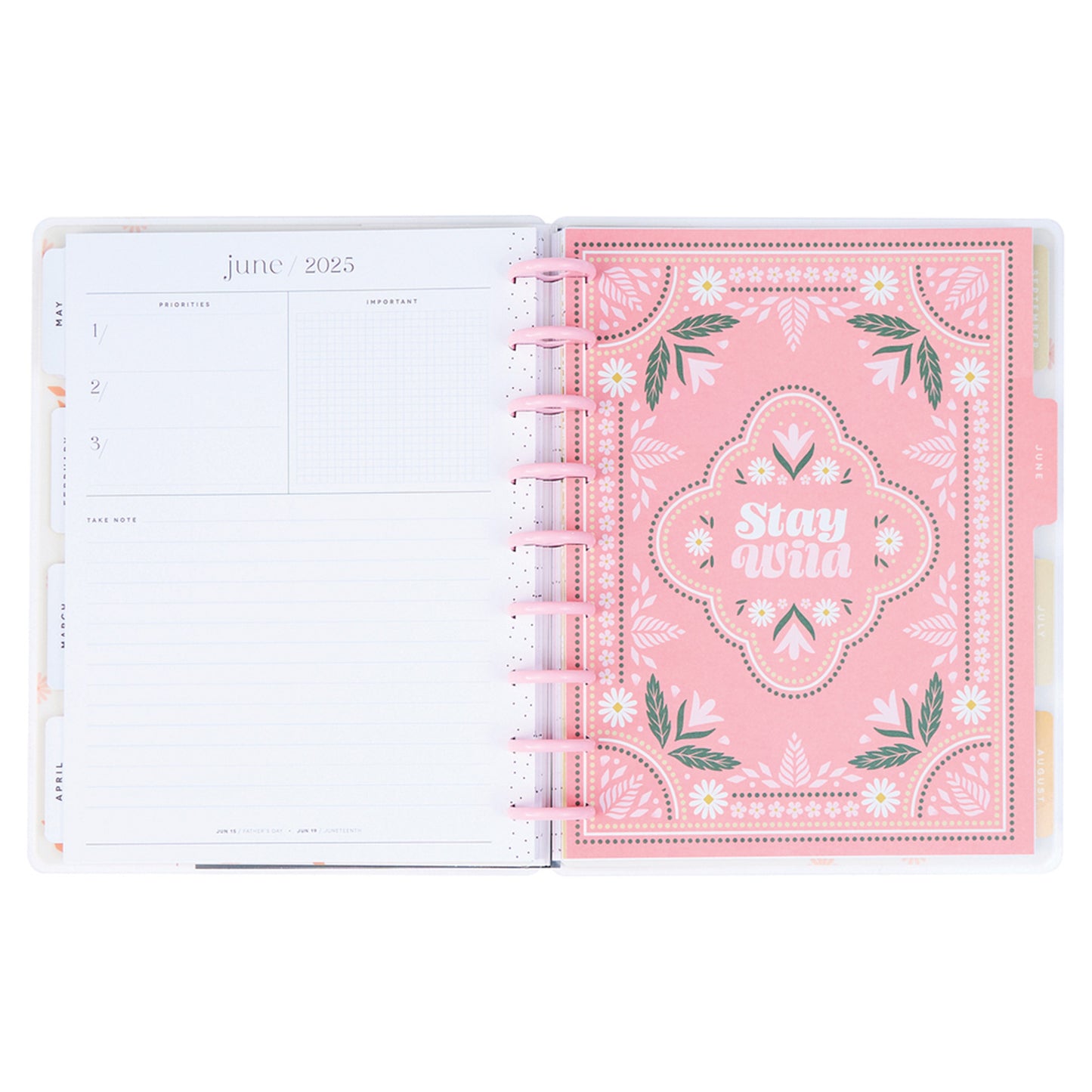 Happy Planner - Planner Classic (2025) Vertical - Western Wildflower