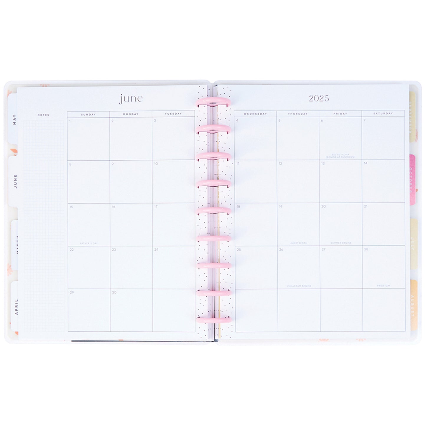 Happy Planner - Planner Classic (2025) Vertical - Western Wildflower