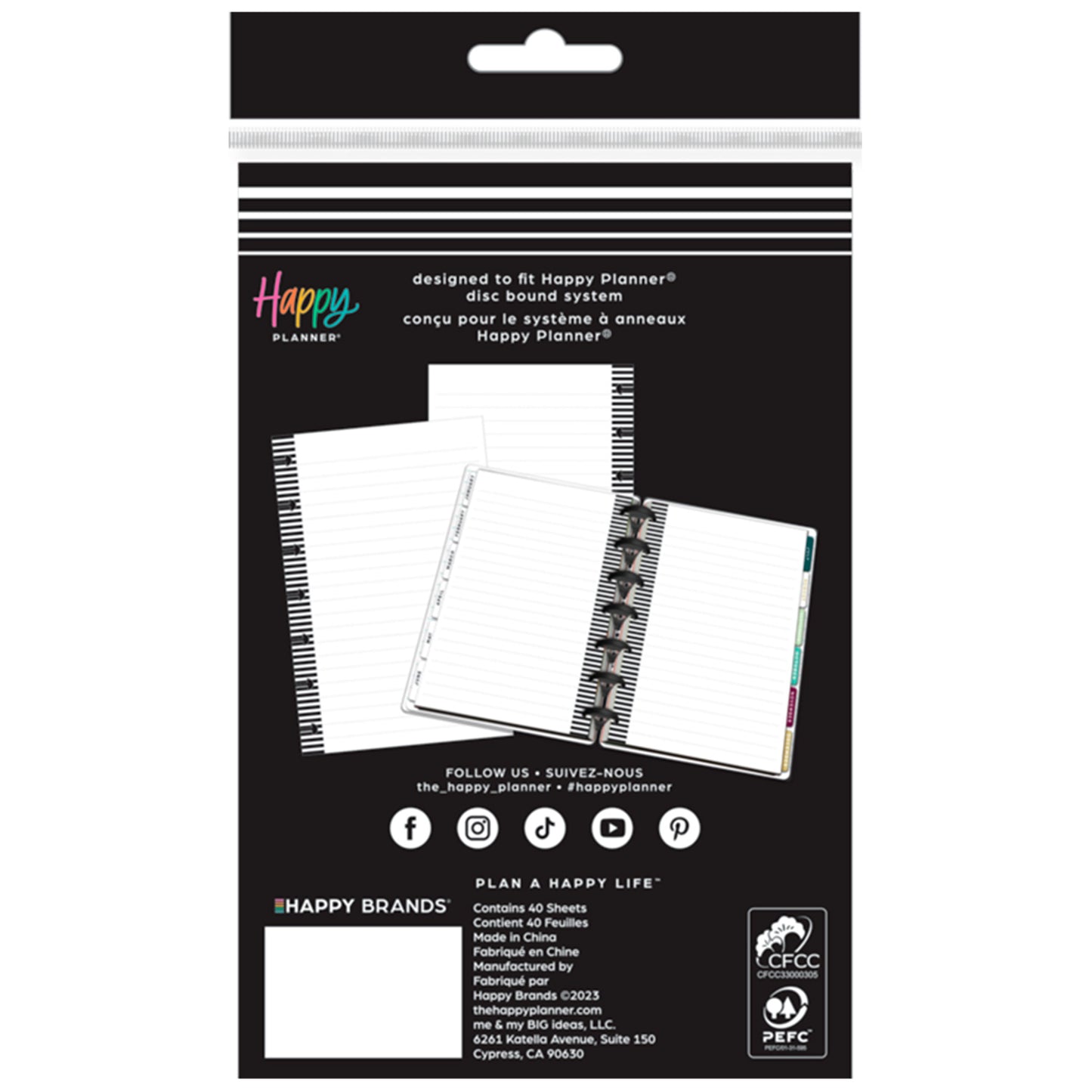 Happy Planner - Papel Mini - Simple Essentials