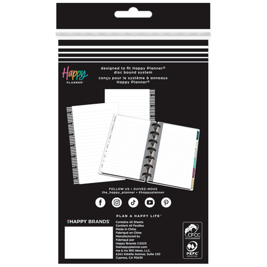 Happy Planner - Papel Mini - Simple Essentials